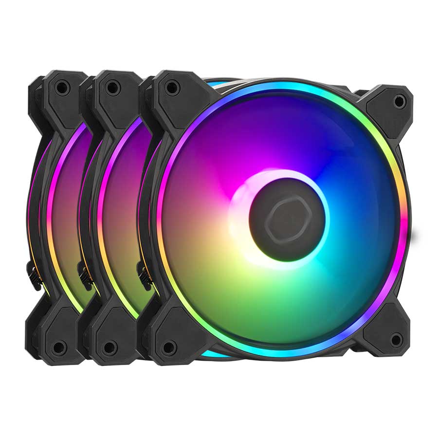 فن کیس کولرمستر مدل MASTERFAN MF120 HALO2 3-in-1 فن کیس کولرمستر مدل MASTERFAN MF120 HALO2 3-in-1